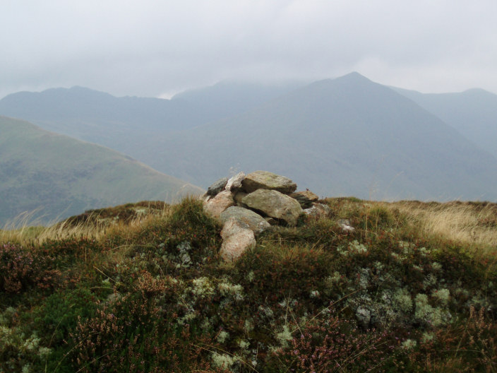 Heron pike's summit cairn Heron pike's summit cairn
